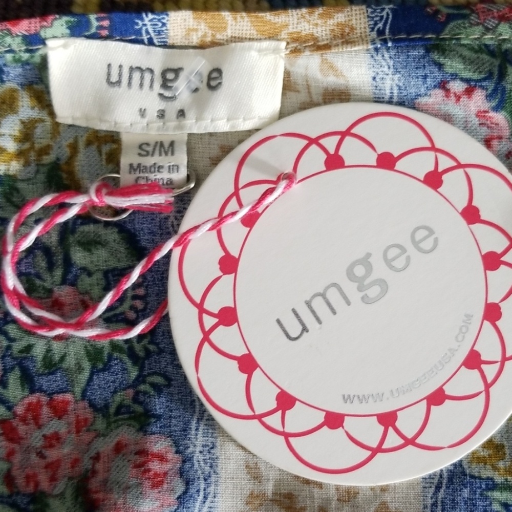 Umgee floral cold shoulder kimono - Picture 6 of 7